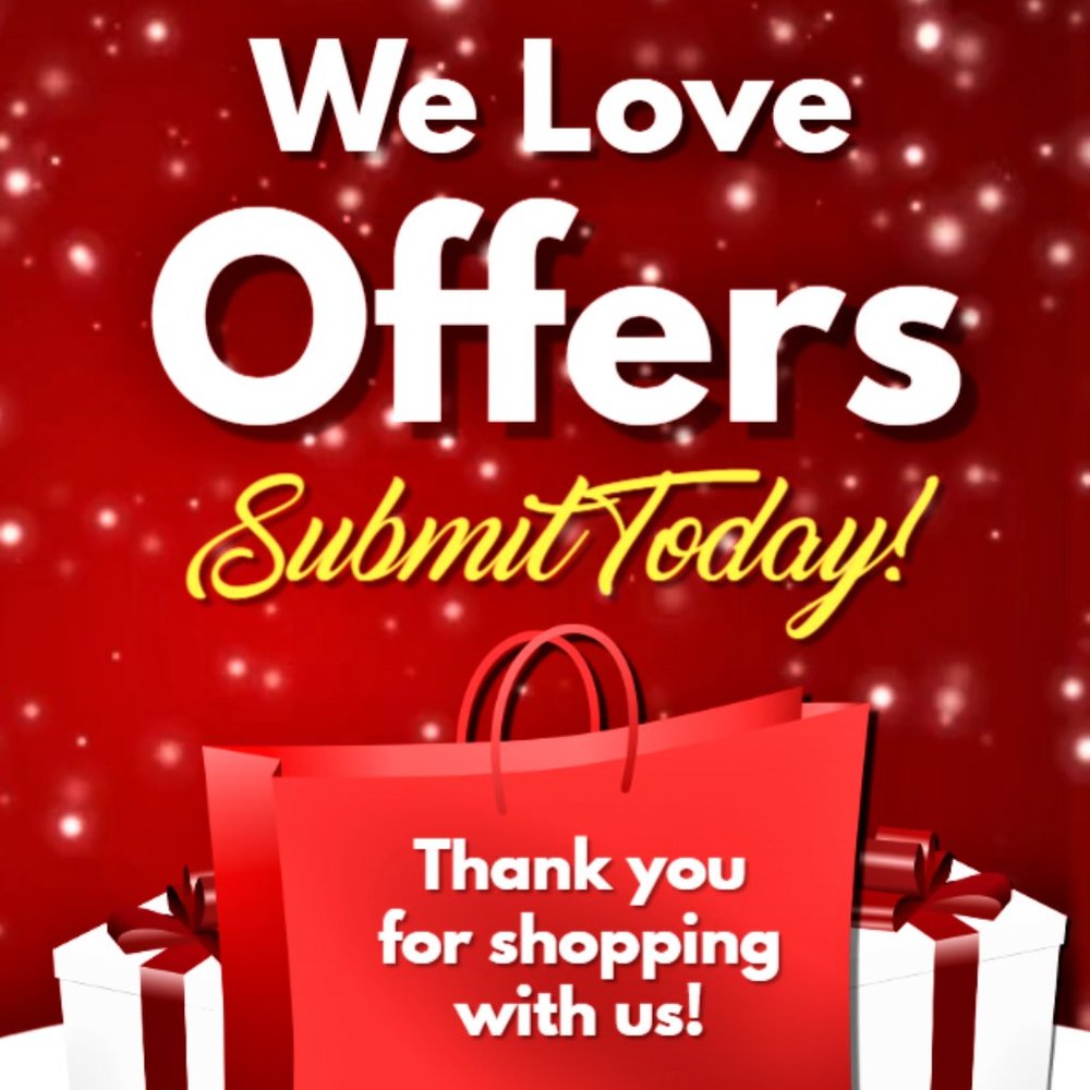 We Accept Offers...